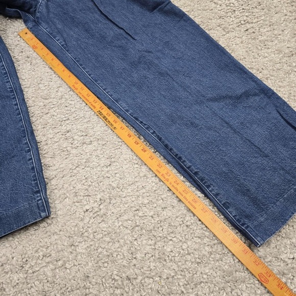 Banana Republic Jeans Womens 31 Blue High Rise Wide Leg Pleated Denim NWT - Picture 13 of 15